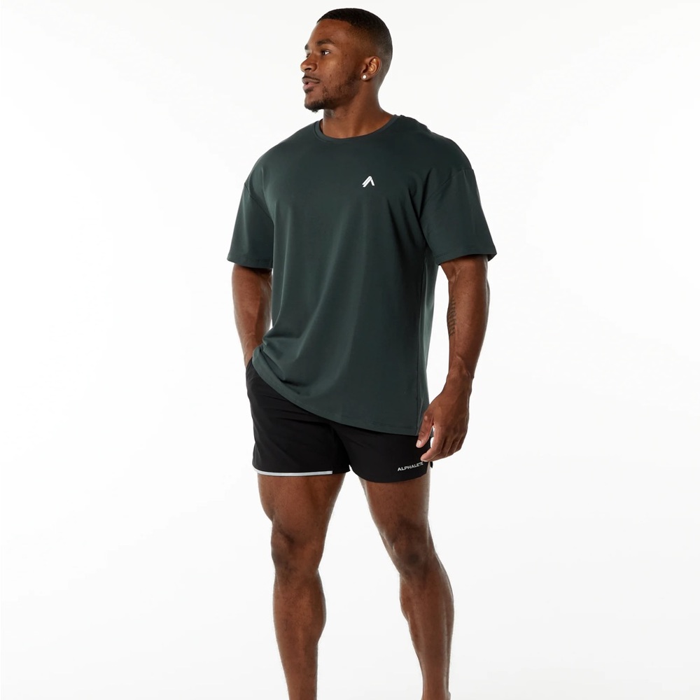 ALPHALETE - Emblem Tee - Hunter Green - Small